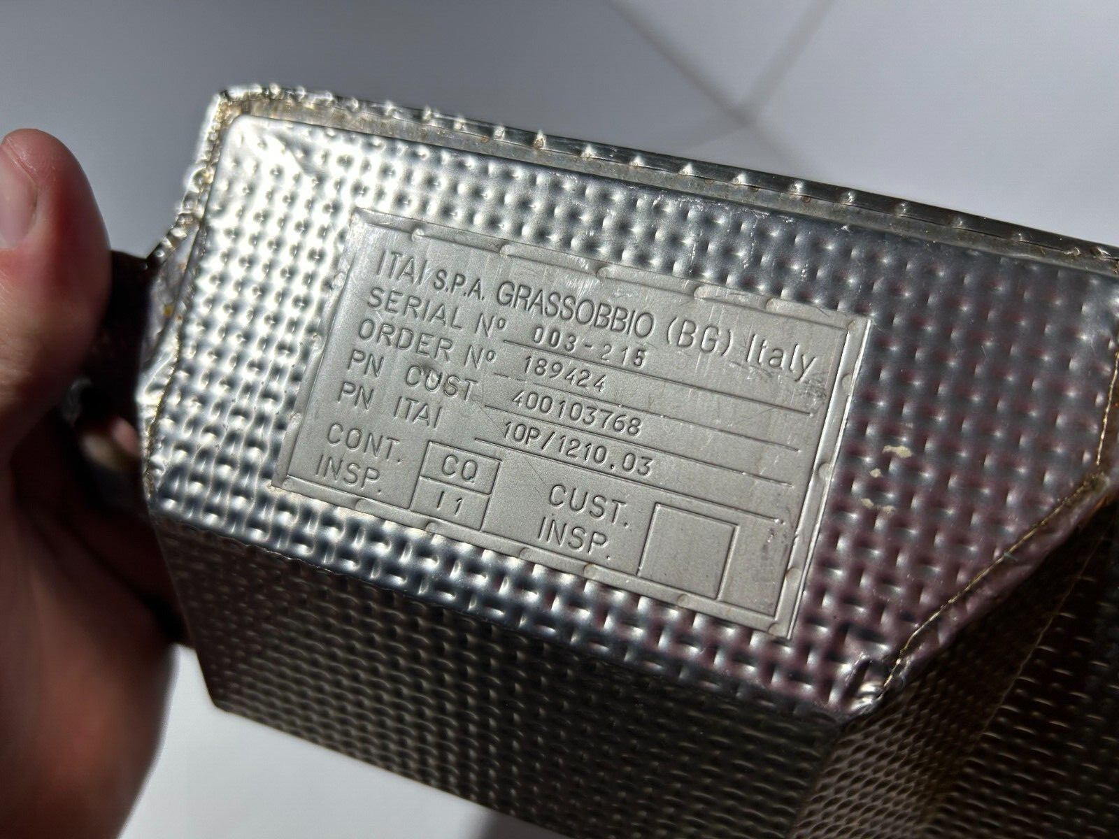 Lamborghini Gallardo, RH, Right, Cylinder Head Heat Shield 400103768