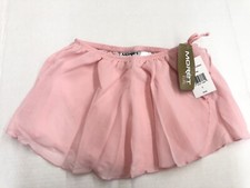 New MOR T Kids Girls Dance Skirt Pink Color Size S 6/7 Dancewear Wrap Skirt