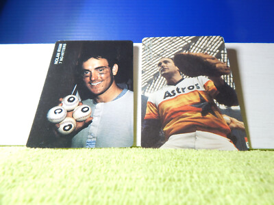 1992 Mother's Cookies - Nolan Ryan - Cards 4 & 5 from the No-Hitter Set