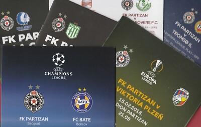 Partizan Belgrade programmes from period 2010 - 2021 choose from list