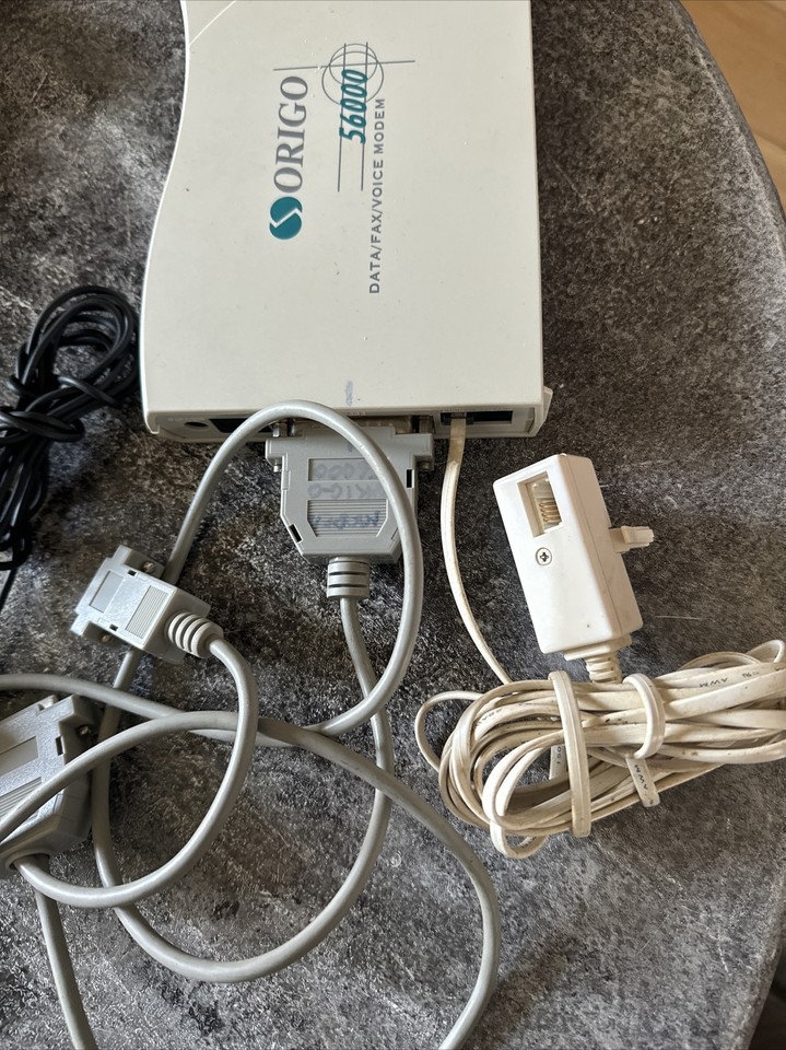 Origo 56000 Data/Fax/Voice Modem FM56DT External 56K Modem eBay