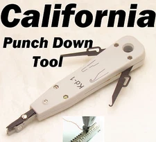 KD-1 Punch Down Tool Brit Telecom Phone Cable Cat5 RJ11 RJ45 Network Wire Cut 