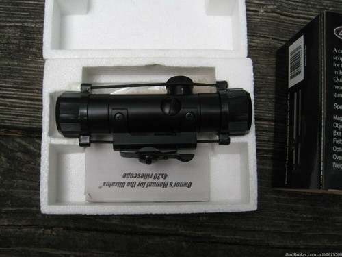Colt Retro Style 4x20 Ultralux Carry Handle Rifle Hunting Scope .223 5. ...
