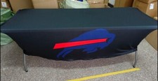 Buffalo Bills NFL Printed Tailgate Spandex Table Cover For Std 6ft Table