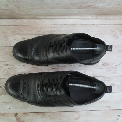 Cole Haan ZeroGrand Black Leather Wingtip Oxford Dress Shoes Mens 13 Fast Ship Cole Haan ZeroGrand Mens Size 13 (M) Wingtip Oxford Blue  main image 4