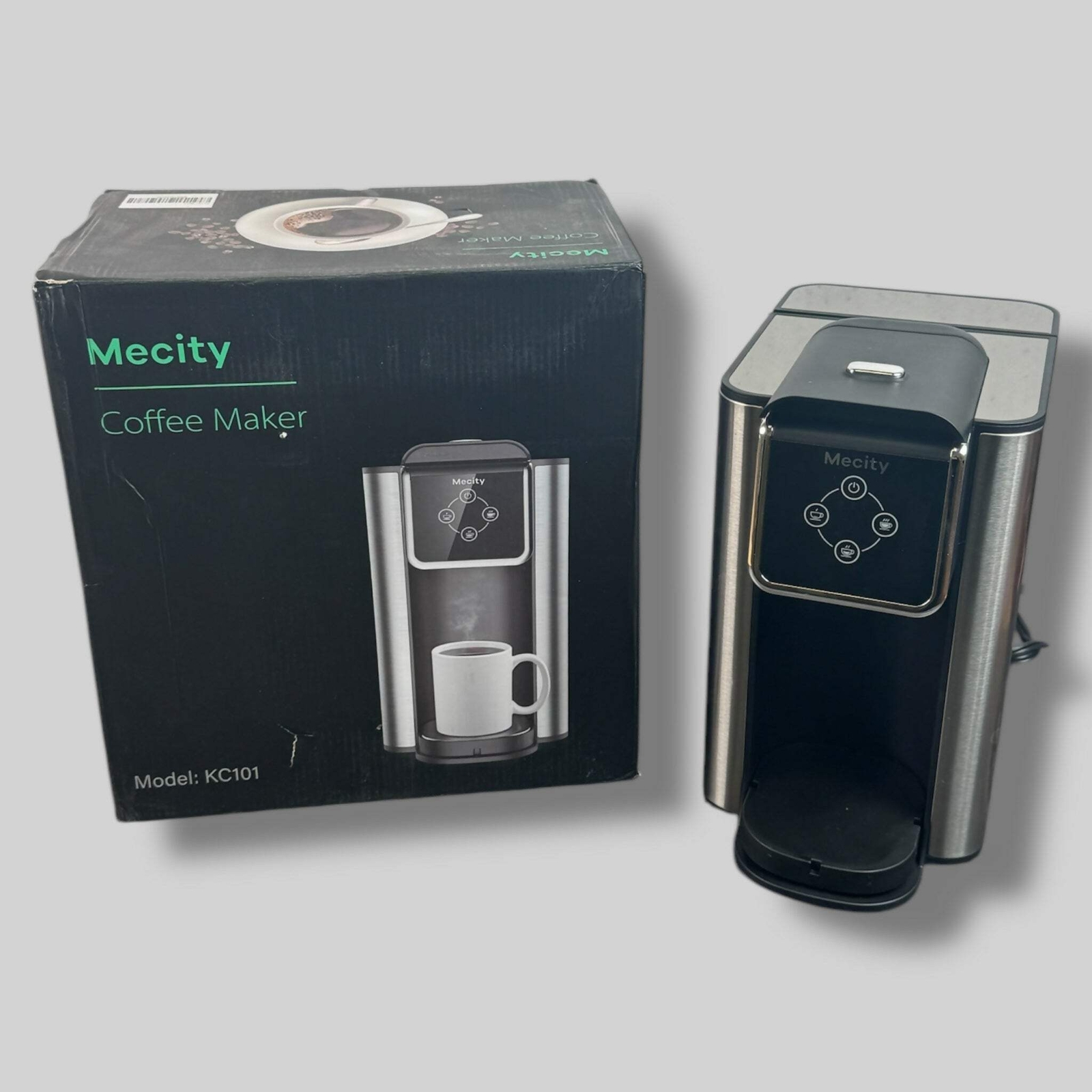 Mecity | 3-in-1 Single Serve Coffee Maker | Tested Unit/Open Box | Excellent Con