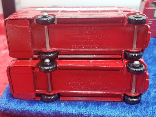 Vtg Matchbox Lesney No 5 Routemaster Bus Lot (4) BP Made in England - Picture 7 of 14