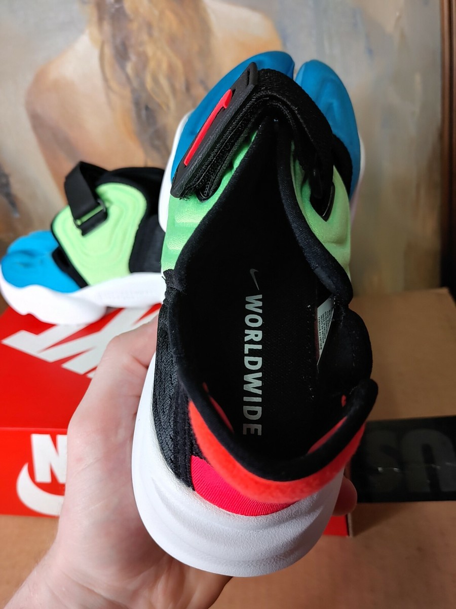 Womens Nike Aqua Rift Sz 5.5 Blue Fury Flash Crimson Black