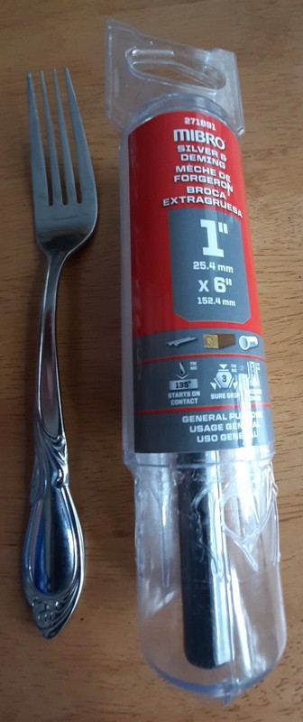 $9.99, 1" Drill Bit, MIBRO 271891AC   High Speed Deming, 3-Flat Shank L@@K!!!