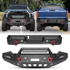 Off-road For 2022 2023 2024 Toyota Tundra Steel Front Rear Bumper W/Winch Plate