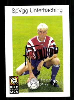 Arne Tammen autograph card SpVgg Unterhaching 1999-00 2nd card original