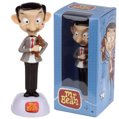 Mr Bean & Teddy nicken/tanzen solarbetriebener Pal offizielle Handelsware NEU UK