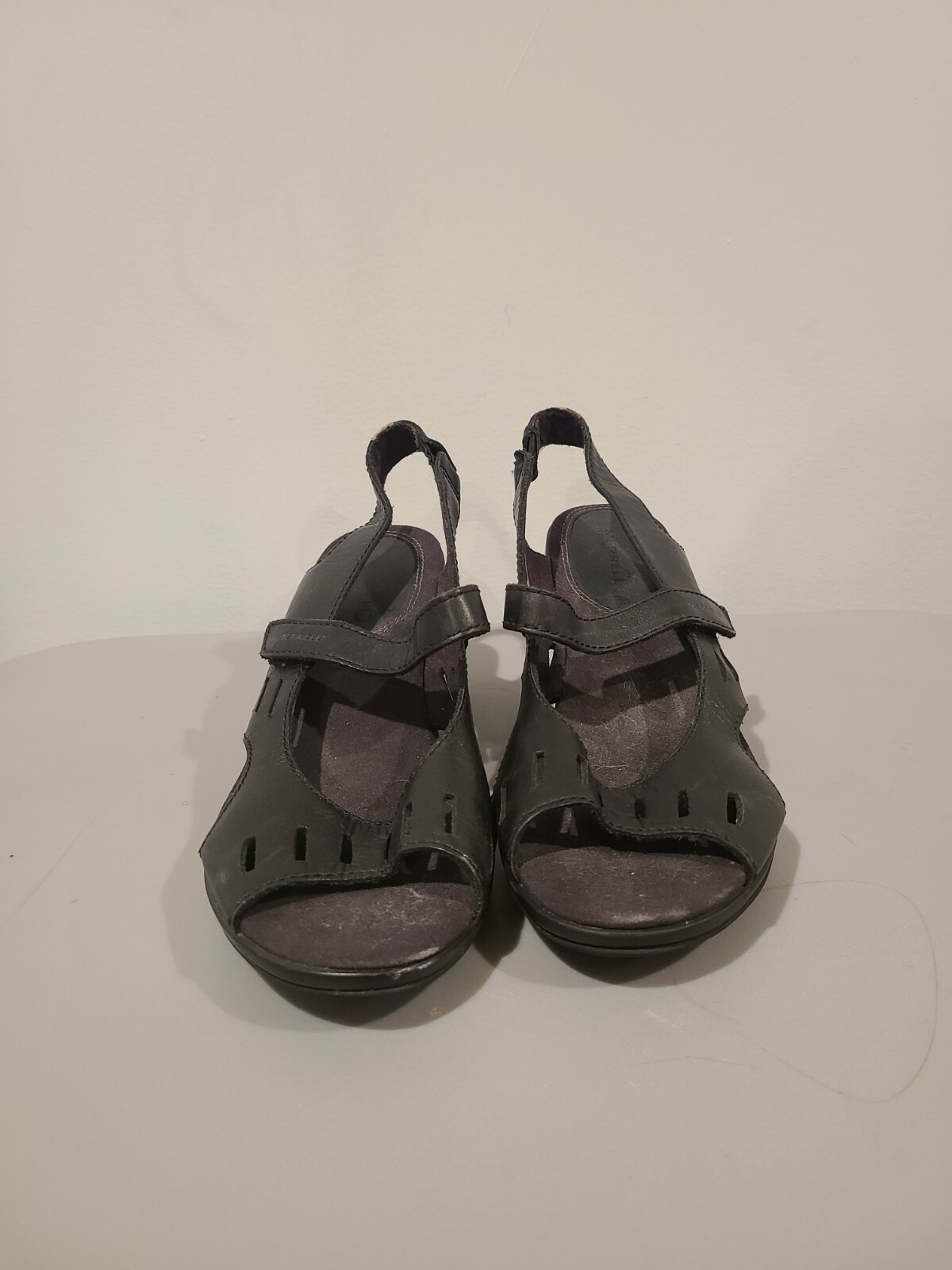 Sandali Merrell ciclismo donna Evera Chase slingback neri tagliati taglia 10 5