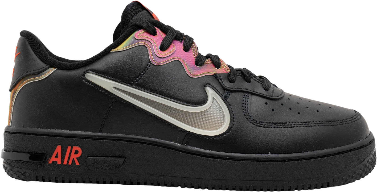 Nike Air Force 1 React Black Iridescent for Sale | Authenticity