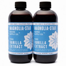 Magnolia Star Pure Vanilla Extract 16 fl oz Total Baking Supply Gourmet (2 Pack)