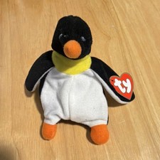 Ty Teenie Beanie Babies Waddle Penguin Plush Toy Collectible Stuffed Animal