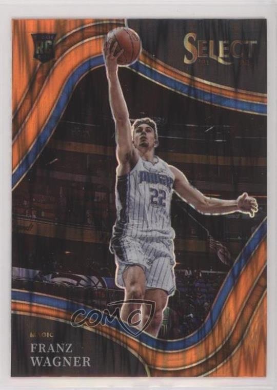 2021-22 Panini Select Courtside Orange Flash Prizm Franz Wagner #282 Rookie RC