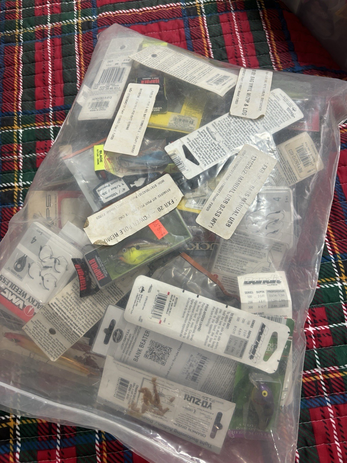 Bunch Of Bass Fishing Lures With Other Items Included - Image 4