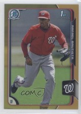 2015 Bowman Chrome Prospects Gold Refractor 12/50 Rafael Bautista #BCP42 4d0