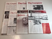 7 Vintage 1990s Halliburton Oil Co The Compass Newsletter /Oilfield Energy / Lot