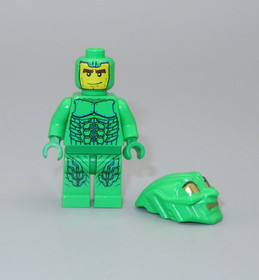 Lego Green Goblin gold eyes and teeth Minifigure 4852 4851 Spiderman Spider man