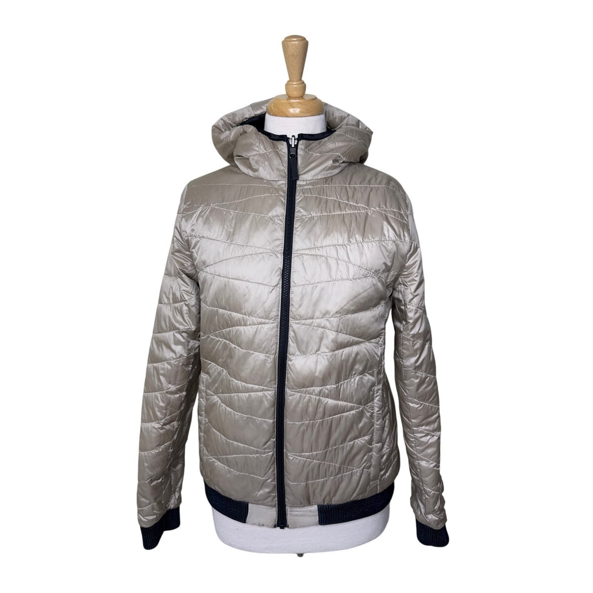 LOLE reversible Emeline Packable Jacket Black Medium LUW0667 View 2