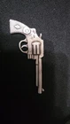 @1 Ozt  MK BarZ "Silver Six-Shooter" Revolver Gun Hand Poured .999 FS Bar