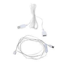 USB Extension Connection Cable for Usb Light Fan Charging With/Without Switching