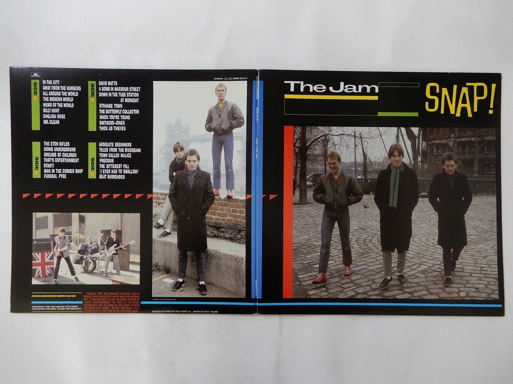 The Jam Snap! Polydor 38MM 0316,7 Japan  VINYL LP