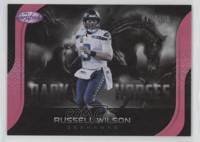 2021 Certified Dark Horses Mirror Pink 74/199 Russell Wilson #DH-6 0c6