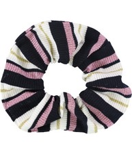 American Eagle Womens Sparkly Stripes Hair Scrunchie, Pink