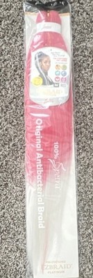 Innocence EZBraid Antibacterial Pre-Stretched Braid Hair Extension Red 24in