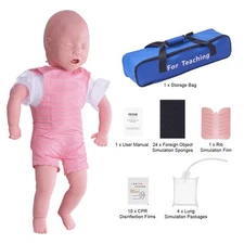 Baby Infarction Model Infant Airway Obstruction Training Manikin CPR Teach
