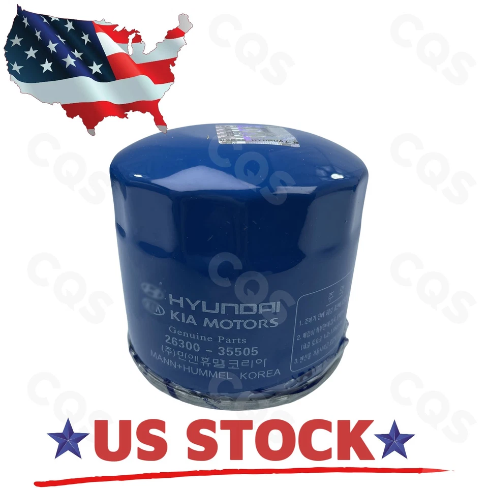 NEW 10PCS GENUINE Engine Oil Filters  for Genesis Hyundai Kia 26300-35505 Foto 4 de 4