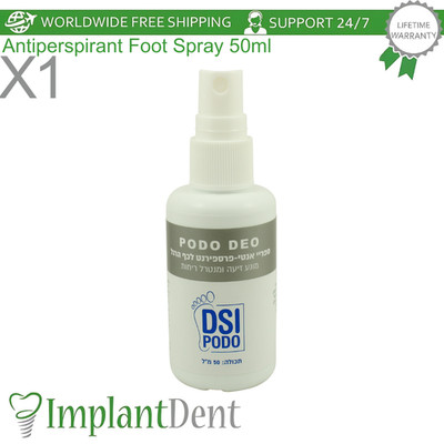 Antiperspirant Spray 50ml Long-Lasting Sweat Control Keeps Feet Dry & Fresh