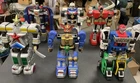 6 Bandai Power Rangers Transformers Megazord 1996 Vintage Figures 5.5" Lot Toys