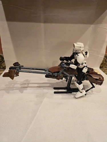 Lego Star Wars Scout Trooper & Speeder Bike 75532 Loose Appears To Be 100% Parts