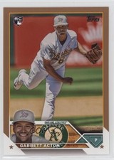 2023 Topps Update Gold 1427/2023 Garrett Acton #US192 0o2b