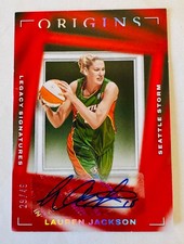 Lauren Jackson 2023 Panini Origins Legacy Signatures Red Autograph Auto /49