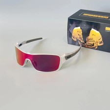 Oakley Turbine Rotor OO9307 Clear Frame Red Mirror Lenses Sunglasses With Box