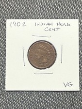 1902 Indian Head Cent / Penny 1c VG Very Good