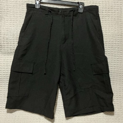 True Rock Cargo Shorts Men 34 High Rise Beach Travel Outdoor Black Casual 12 