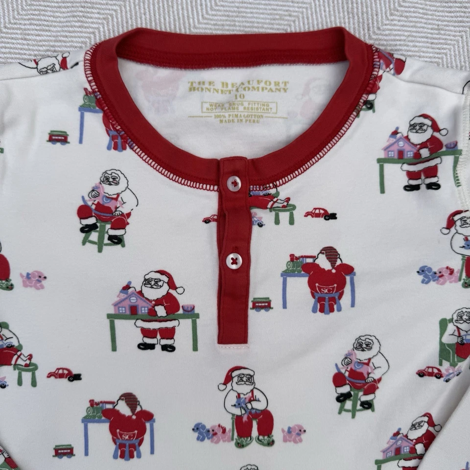 Pijama Navidad Papá Noel The Beaufort Bonnet Company Talla 10 Foto 2 de 2