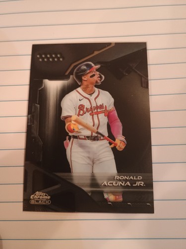 2026 Topps Chrome Black Ronald Acuna Jr. #3 card