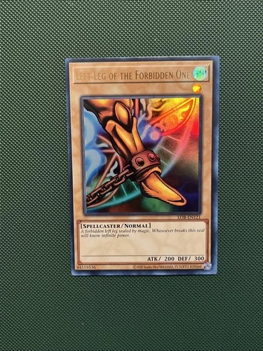 YUGIOH LEFT LEG OF THE FORBIDDEN ONE LOB-EN121 ULTRA UNLIMITED ED NM 2020