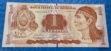 Honduras 1 Lempira Banknotes 2014 UNC Good For Any World Banknotes Collectors