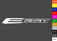 ELECTRIC ERAY C8 Corvette E-RAY Decal Sticker...
