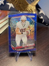 TREY MCBRIDE 2025 PANINI PRIZM BLUE SHIMMER FOTL CARDINALS /35 Q2215