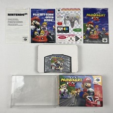 Mario Kart 64 Nintendo 64 CIB Complete In Box Tested 1996 Retro Game Near Mint