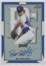 2019 Leaf Perfect Game All-American Classic Blue 12/30 Ben Hernandez Auto 10q4